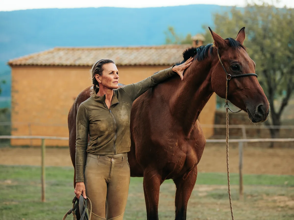 Cours d'équitation à Sainte-Jalle, Drôme