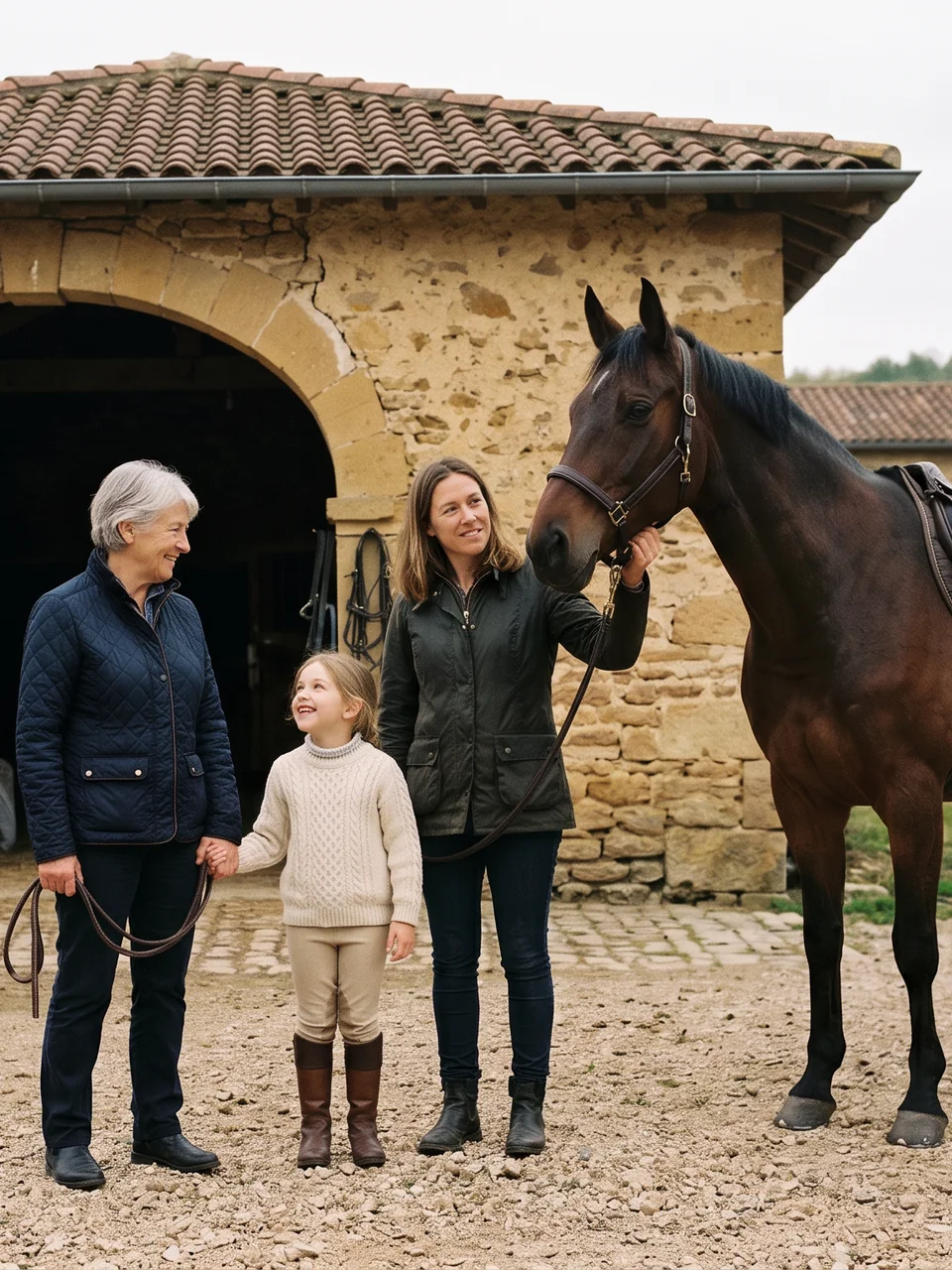 L'équipe, Cavalibera, centre équestre à Sainte-Jalle