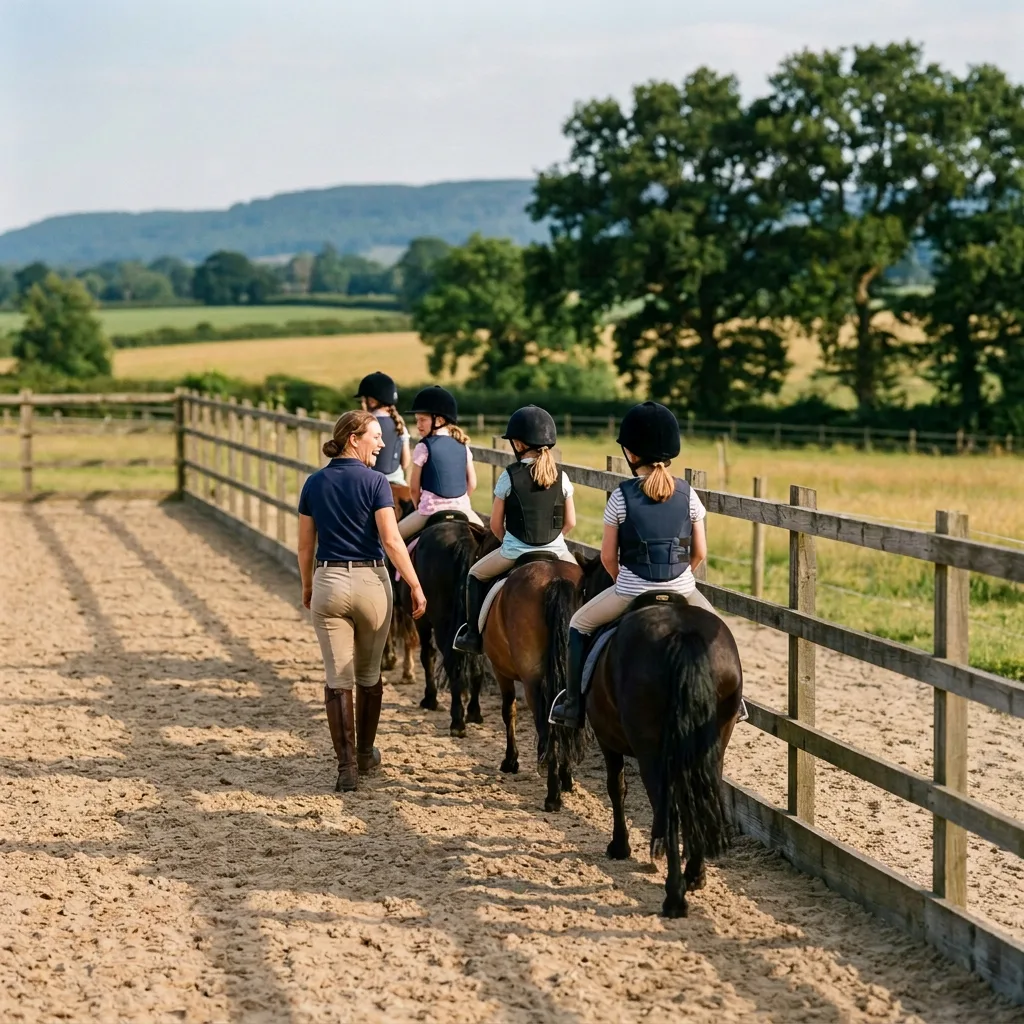 Cours de poney à Sainte-Jalle, Drôme